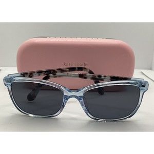 Kate Spade KS Tabitha/S PJP_9O Blue Havana Plastic Sunglasses Grey Gradient Lens